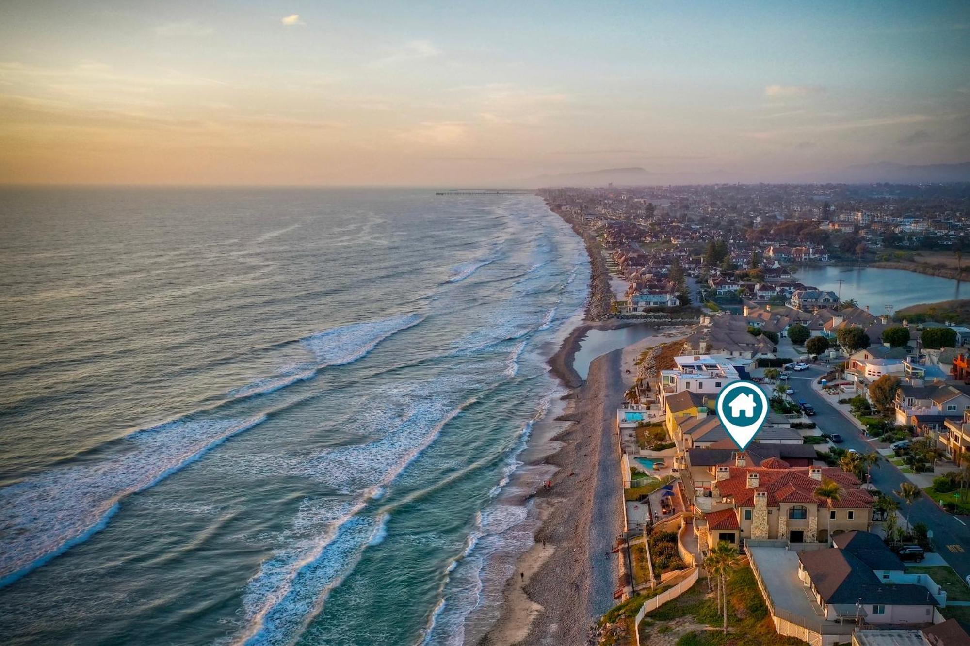 Oceanfront Getaway Ocean Views Fire Pit Bbq Beach Access Apartment Carlsbad Bagian luar foto