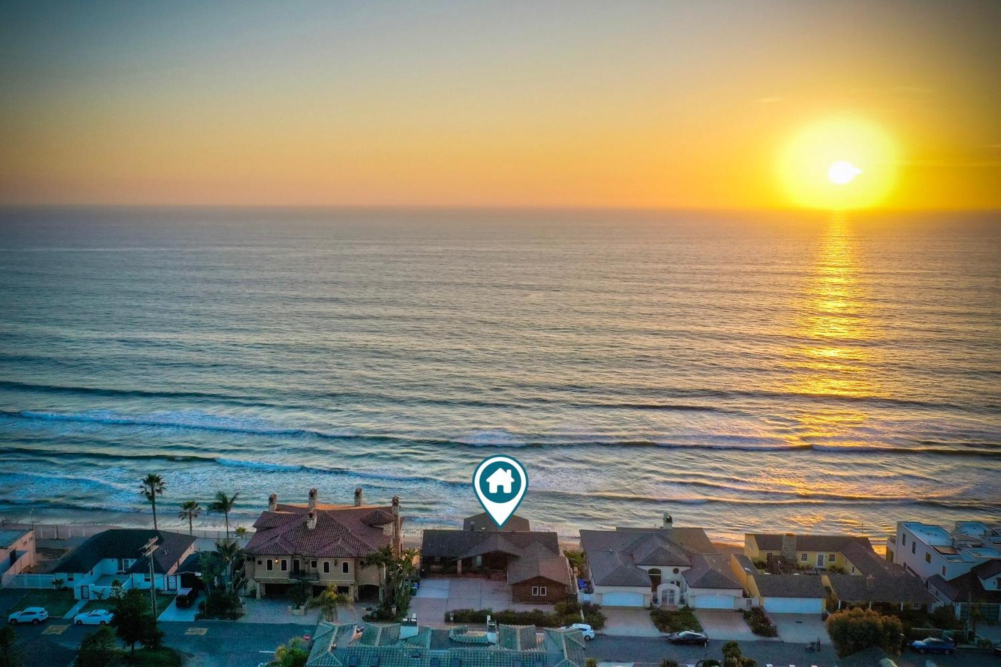 Oceanfront Getaway Ocean Views Fire Pit Bbq Beach Access Apartment Carlsbad Bagian luar foto